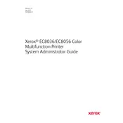 Xerox EC8036 Printer manual cover