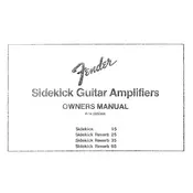 Fender Sidekick 15 Amplifier manual cover