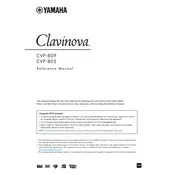 Yamaha Clavinova CVP-805 Piano manual cover