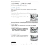 Acura RDX Audio Connections 2016 SUV manual cover