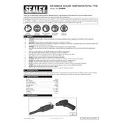 Sealey SA660 Needle Scaler manual cover