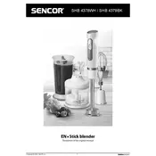 Sencor SHB 4378WH Blender manual cover