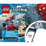 LEGO Spiderman 76172 Construction Set manual cover