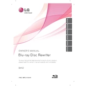 LG BH12 BH12LS35.AVAR10B Writer manual cover