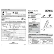 Hitachi CV-SC22V Vacuum Cleaner manual cover