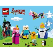 LEGO Adventure Time 21308 Construction Set manual cover