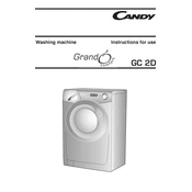 Candy GC 1482D1 1-80 manual cover