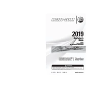 Can-Am Renegade X xc 650 T 2019 Vehicle manual cover