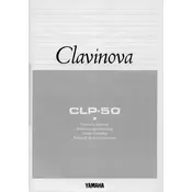 Yamaha Clavinova CLP-50 Piano manual cover