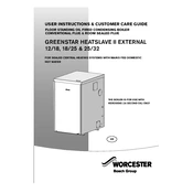 Worcester Heatslave 2 External 12/18 2013 Boiler manual cover