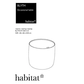 Habitat Blyth BLYTH-OT-AW13-A 194741 Table manual cover