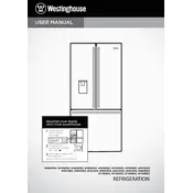 Westinghouse WHE6000SB Fridge manual cover