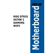 ASUS ROG STRIX X670E-I GAMING WIFI Motherboard manual cover