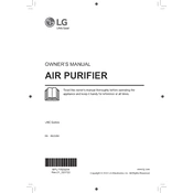 LG U9CS1C U9CS1C.AWHEUS Purifier manual cover