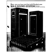 Fender MA6 Sound System Sound System manual cover