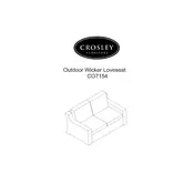 Crosley CO7154 Chair manual cover