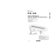 Casio Privia PX5S Keyboard manual cover