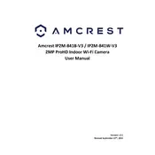 Amcrest IP2M-841B-V3 Security Camera manual cover