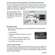 Acura TLX Forward Collision Warning System 2015 Sedan manual cover