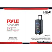 Pyle PHP28DJT Speaker System manual cover