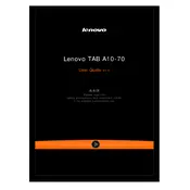 Lenovo IdeaTab A10-70 Tablet manual cover