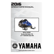 Yamaha SRX120G 2016 manual cover