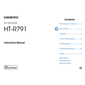 Onkyo HT R791 manual cover