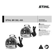 Stihl BR 350 BR 430 manual cover