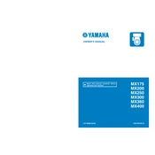 Yamaha MX175, MX200, MX250, MX300, MX360, MX400