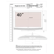 Sony KLV-40U100M manual cover