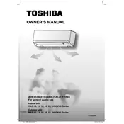 Toshiba RAS-10N3AV2 Air Conditioner manual cover