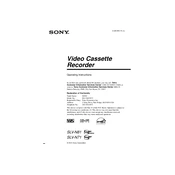 Sony SLV-N71 manual cover