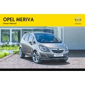 Opel Meriva 2013.5 manual cover