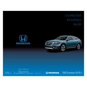 Honda Crosstour EX EX-L 2013 Technology manual cover