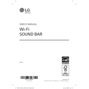 LG SP9YA SP9YA.DUSALLK Sound Bar manual cover