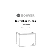 Hoover CFH 307 AW K manual cover