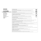 Denon AH-NC600 manual cover