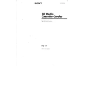 Sony CFD-131 manual cover