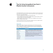 Apple GarageBand Jam Pack 3 manual cover