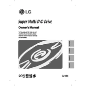 LG GH24 GH24LS50.AVAR10B Writer manual cover