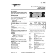 Schneider Electric CP-8102 Controller manual cover