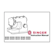 Singer M3200, M3300, M3330, M3400, M3500 manual cover