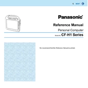 Panasonic CF-H1 manual cover