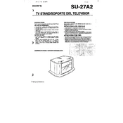 Sony SU-27A2 manual cover