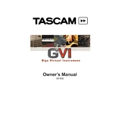 Tascam GVI manual cover