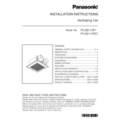 Panasonic FV-0511VF1 FV-0511VFC1 manual cover