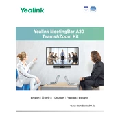 Yealink MeetingBar A30 manual cover