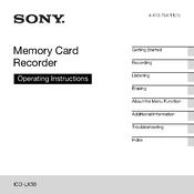 Sony ICD-LX30
