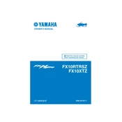 Yamaha FX10RTRSZ, FX10XTZ 2010 FX Nytro manual cover