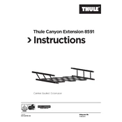 Thule Canyon Extension 8591 manual cover